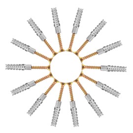 ARTIBETTER 20pcs Metal Iron Expansion Tube Nails for Hanging Pictures Wall Screws Concrete Screws and Anchors Drywall Anchors Heavy Duty Screws and Wall Plugs Anchor Screw Q235 Carbon Steel