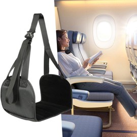 Plane Foot Hammock | Adjustable Portable Airplane Footrest - Travel Pillows, Work Furniture Accessories, Leg Rest, Plane Feet Extender for Long Flights