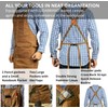 Moslyn Luxury Waxed Canvas Shop Apron Heavy Duty Work Apron