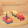 Remote Control Electric Train with Sound and Light Magnetic Connection