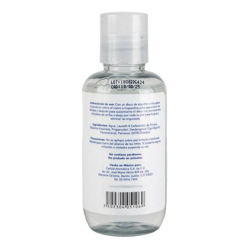 Caricia Aromatica Agua Micelar Natural Para Piel Grasa Y Mixta