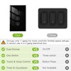 MOES Triple Dimmer Switch for LED Lights, Full Range Dimming,