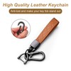 for Honda Key Fob Cover with Leather Keychain, Premium TPU