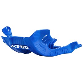 Acerbis Plastic Offroad Skid Plate Blue/White For YAMAHA YZ125 2006-2022
