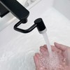 Matte Black Faucet Aerator, 1080° Swivel Faucet Extender, Kitchen Sink