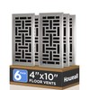 Howeall 4x10 Inches 6 Pack Heavy Duty Walkable Floor Register