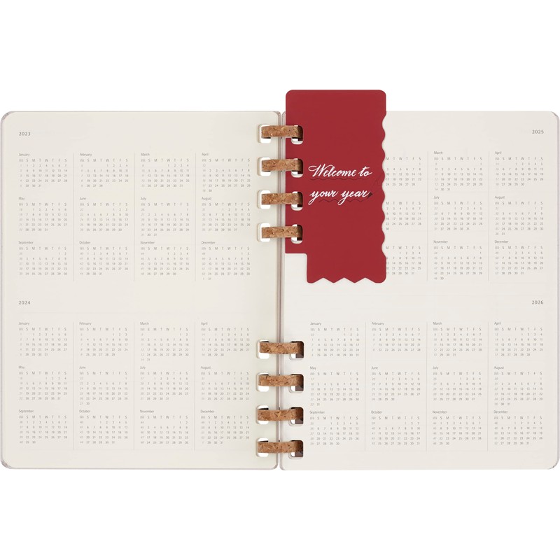 Moleskine Undated Spiral Planner, 12M, Extra Large, Crush Grape, Hard