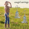 DAYLINLOVE Cowgirl Earrings S925 Sterling Silver Western Earrings for Women