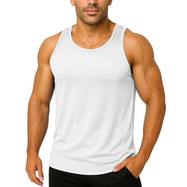 Boladeci Workout Tank Tops for Men Moisture Wicking Lightweight Breathable
