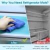 BEVTEE 8 Pack Refrigerator Liners,Washabl