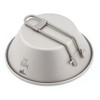 Keith Ti5320 Titanium Folding Handle Camping Bowl Ultralight Base Collapsible