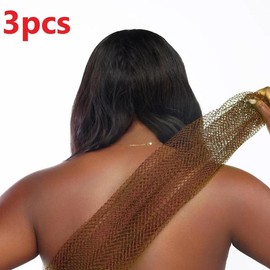 Exfoliating Net Sponge, 3 Counts/set Bathing Strip, Shower Towel, Bath Towel, Body Scrubber, Body Wash Tool, Bathing Accessories, Fall Gifts