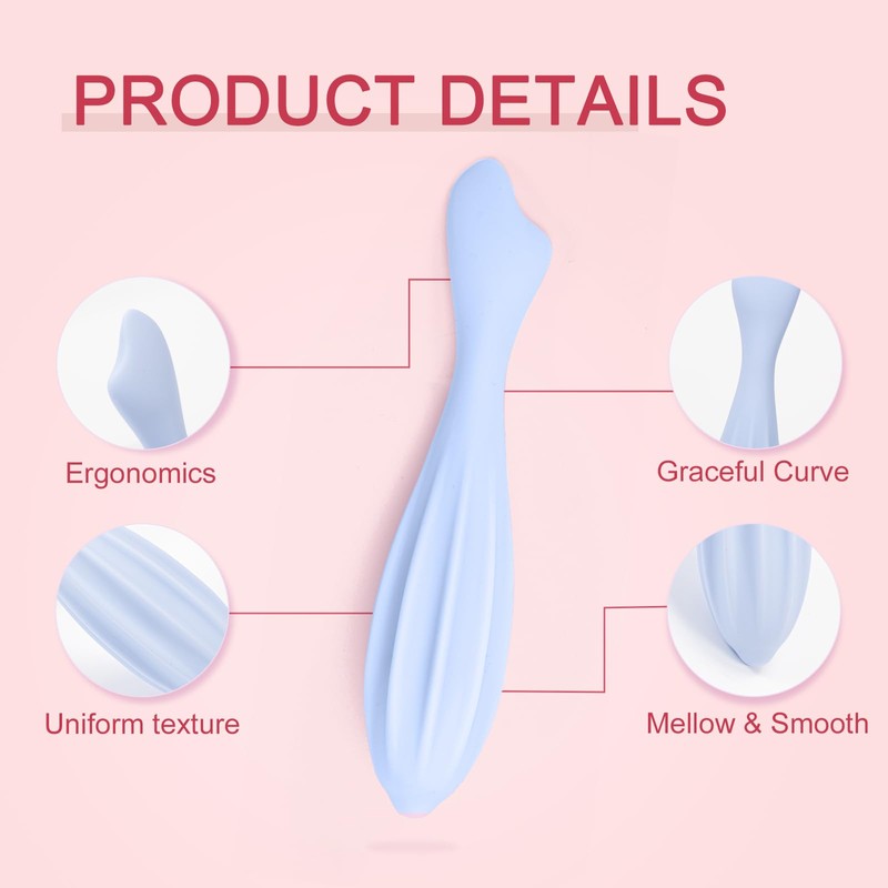 Silikon Gesichtsmassage Roller, Gesichtsroller, Gesichtsmassagegerät, Elegantes und Einfaches Birnenförmiges Face