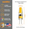 Sunlite LED G4 Single Ended Bi-Pin Light Bulb, 1.5 Watts