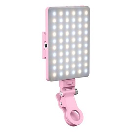 Portable Selfie Light, 1 Count USB Rechargeable Selfie LED Lights Clip for iPhone Android Camera, Phone Tablet Digital Camera Fill Light for Live Streaming Makeup Vlog, Phone Accessories for¬†Travel, Lights,¬†Gifts for Mums:_Black_one-size