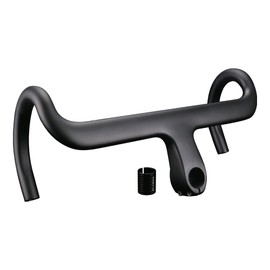 rxl integrated handlebar road bike carbon handlebars 1-1/8" & 1-1/4" integrated road handlebar 42cm aero handlebars carbon integrated handlebar (420X100)