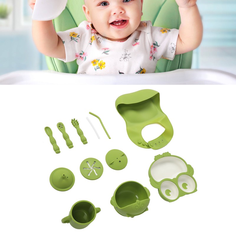 Baby Led Weaning Supplies Owl Shape Teether Safety Strong Suction