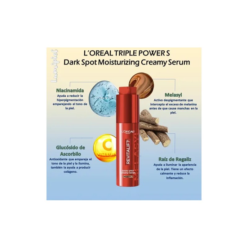 L'oreal Triple Power Suero Cremoso Antimanchas 50ml