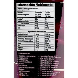 Colágeno Hidrolizado Glucosamina Biotina Frutos Rojos 3 Pzs Frutos Rojos