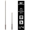 Narwhal SDS Plus 1/4 Inch Masonry Drill Bit for Rotary