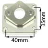 Mach1 Adaptor Intake Manifold 4 Screws Petrol Scooter Aluminium
