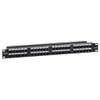 Intellinet 48 Port Cat6 Network Patch Panel – 1U Rack