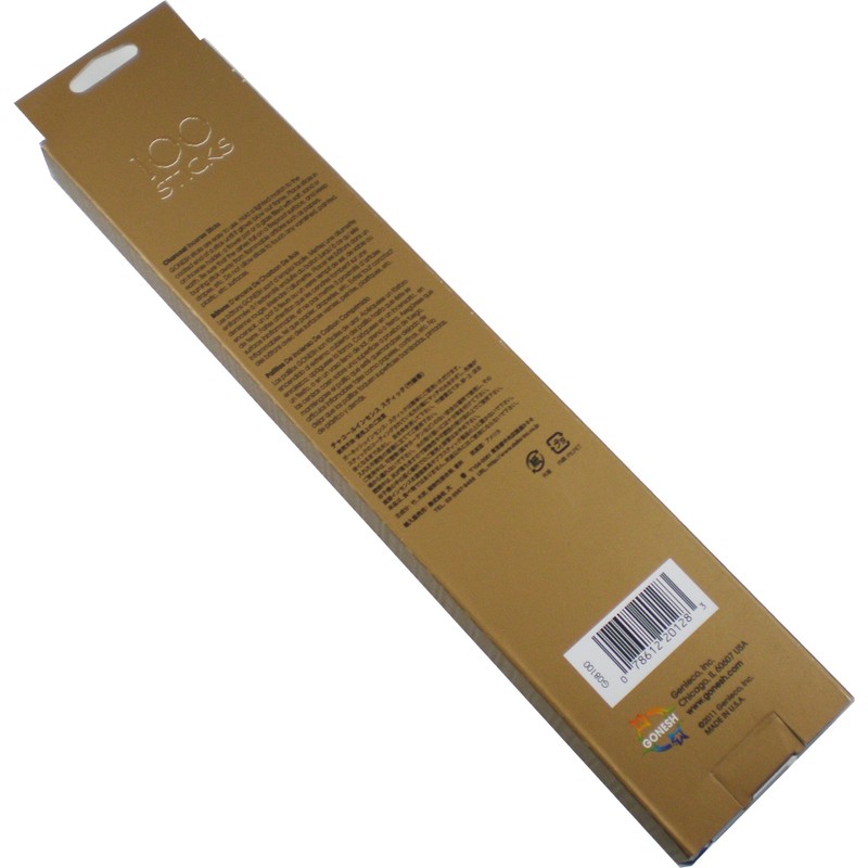 GONESH Incense Stick, No.8, 100 Sticks, Relaxing, Healing Goods, Incense