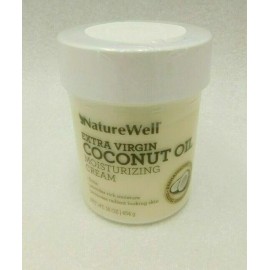 NatureWell Extra Virgin Coconut Oil Moisturizing Cream, 16 oz - New Look