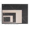 Elan Cutting Mat A4 Black and Taupe, 5-Layer Cutting Mat,