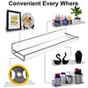 AMT 2 Pack Acrylic Floating Shelves, 15" L x 4"