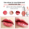 Hydrating Lip Glow Oil, Moisturizing Plumper Lip Gloss, Transparent Plumping
