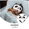 KOMBIUDA Plush Sleep Mask for Adults Cute Cartoon Panda Design