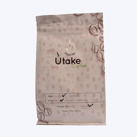 Kenya AA Whole Bean Coffee. Medium Roast, Fair Trade Coffee. Single Source Coffee Beans packed in 13.23-Ounce (375 grams) Resealeable Valve Bag by Utake Coffee