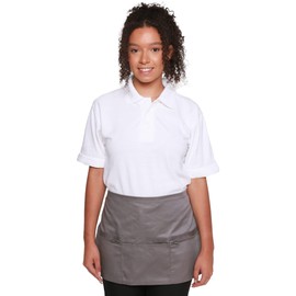 Mirabella Health & Beauty Espresso Waist Apron with Pockets Grey