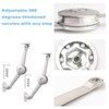 Pack of 2 Soft Close Lid Support Hinges Flap Support