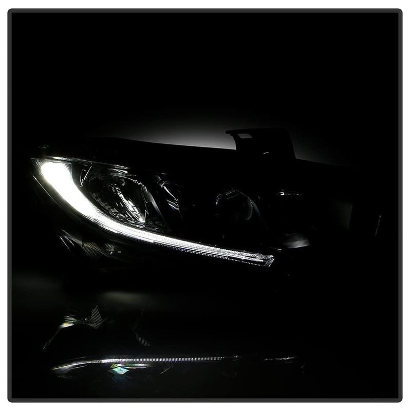 ACANII - For [Halogen Type w/Chrome Bezel] 2016-2021 Honda Civic