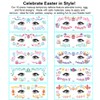 Garegce Easter Face Sticker for Kids, 10 Styles Face Cute