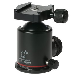 Photo Clam PC-48N Ball Head with 3/8-Inch Socket and Bubble Level (Black)