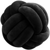 SZETOSY Knotted Ball Throw Pillow Round Plush Decoration Cushion for