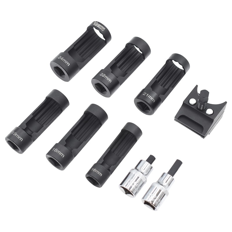 Yuesstloo 9pc Strut Nut Socket 16mm 18mm 19mm 21mm 22mm