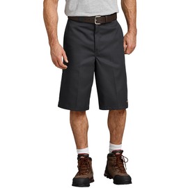 Dickies multi-pocket men's work and sports shorts, 13 inches (13in Mlt Pkt W/St) - Black , size: 33