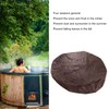 Tomotato Round Whirlpool Cover, Waterproof Swimming Pool Cover, Outdoor Spa