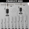 10 Piece Tap Set Adjustable Tap Wrench Set with M3