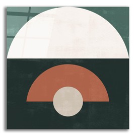 Epic Art 'Scandi Shapes 2' by Emma Caroline Acrylic Glass Wall Art, 12" x 12"