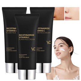 Niacinamide Vitamin C Black Tube Skin Cream, Multifunctional Smooth Moisturizing Makeup Cream, Korean Moisturizing Face Cream for Women, Whitening Cream for Body (3pcs)