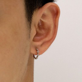 Xmsrn Vintage Stacheldraht Brambles Hoop Ohrringe Brambles Drop Ohrringe Silber Brambles Hoop Huggie Ohrringe Hohle Runde Ohrstecker Für Frauen