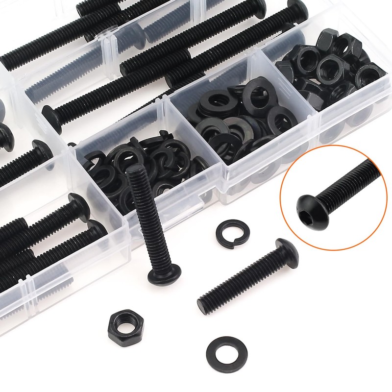 HELIFOUNER 85 Pieces M6 x 30mm /35mm /40mm /45mm /50mm,
