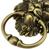 KEILEOHO 2 PCS 6.3 Inches Lion Head Door Knocker, Antique