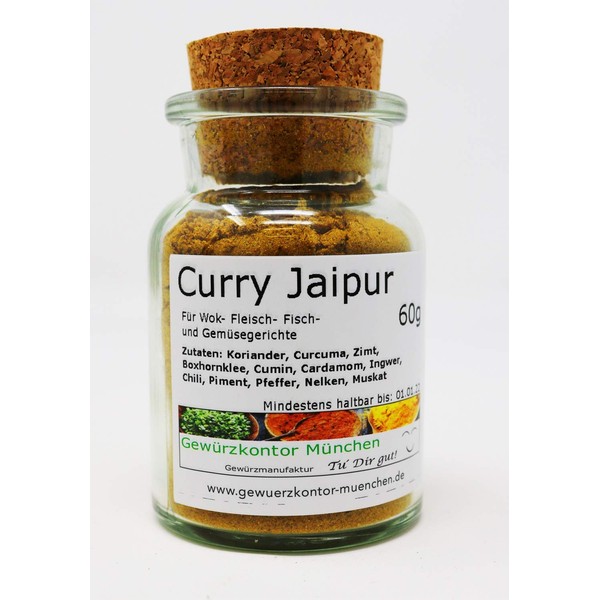 Curry Jaipur in Glass 60 g Spice Kontor Munich