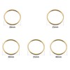 20 Pcs O Rings, Copper Link Loops Round Connectors Circle